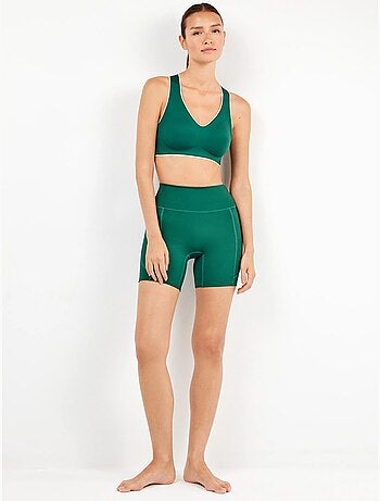 Legging tipo biker corto