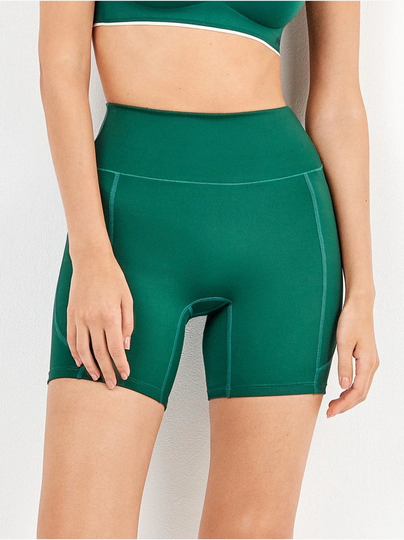 Legging tipo biker corto Blu Verde - Kiabi
