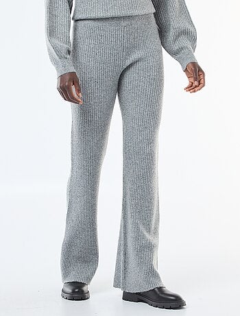Leggings a coste in materiale soffice