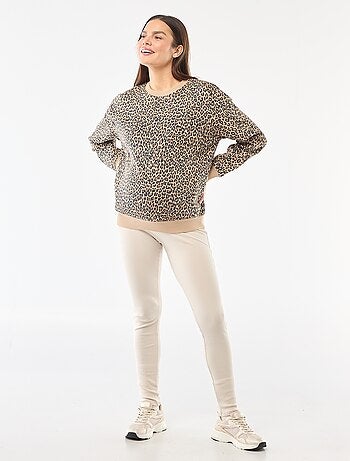 Leggings a coste premaman