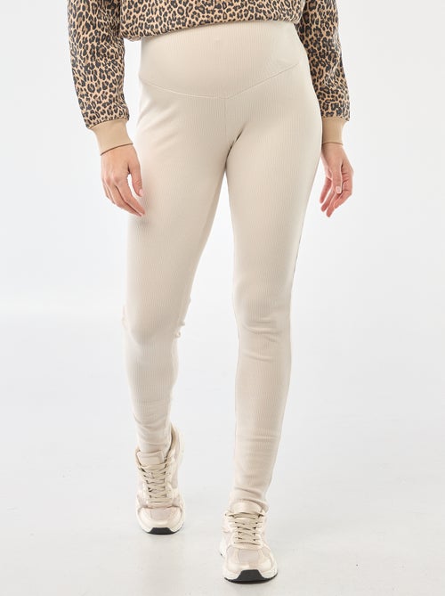 Leggings a coste premaman - Kiabi