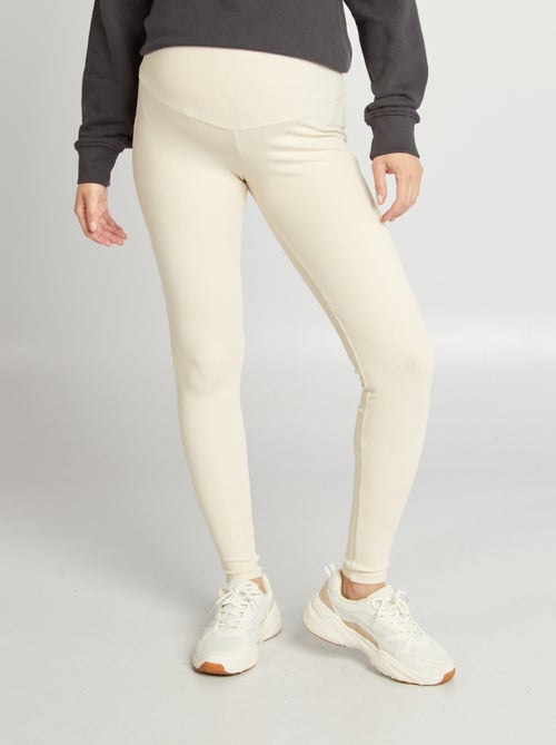 Leggings a coste premaman - Kiabi