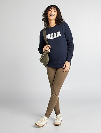 Leggings a coste premaman