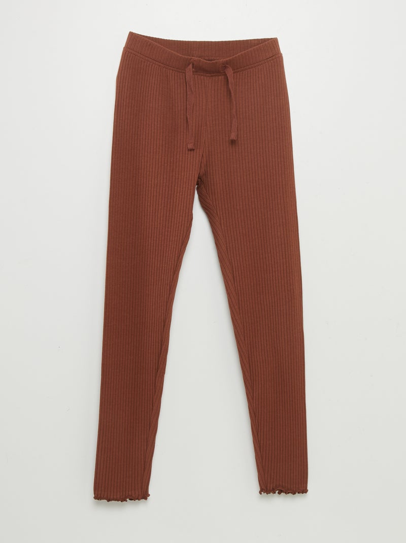 Leggings a coste ROSSO - Kiabi
