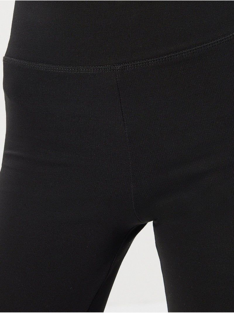 Leggings a vita alta slim fit pull-on istanbul Nero - Kiabi