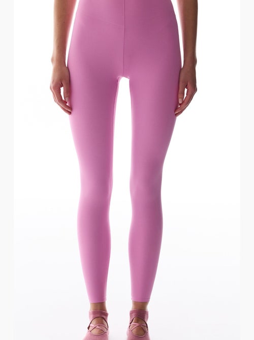 Leggings a vita alta, taglio a v, sostegno medio penti - Kiabi Leggings a vita alta, taglio a v, sostegno medio penti - Kiabi