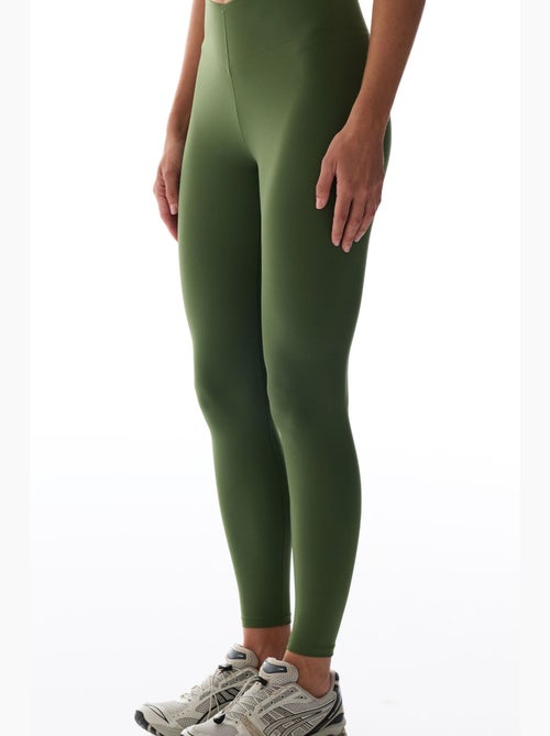 Leggings a vita alta, taglio a v, sostegno medio penti - Kiabi Leggings a vita alta, taglio a v, sostegno medio penti - Kiabi