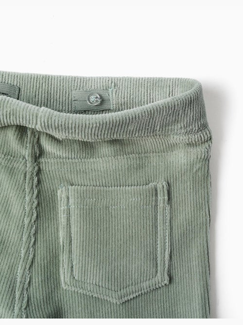 Leggings a zampa in velluto a coste con cintura elastica - Kiabi Leggings a zampa in velluto a coste con cintura elastica - Kiabi