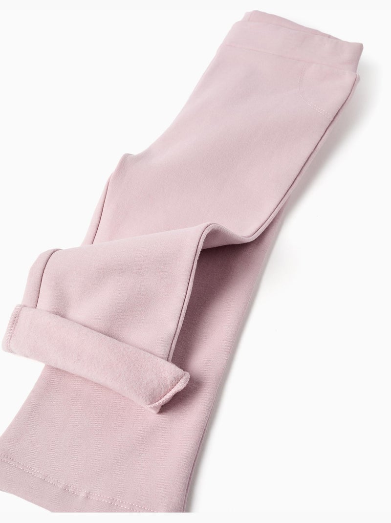 Leggings a zampa spazzolato Malva lilla - Kiabi