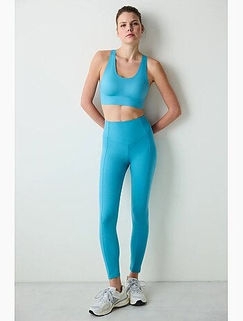 Leggings alla caviglia con vita alta e dettaglio cucitura stitch waist penti