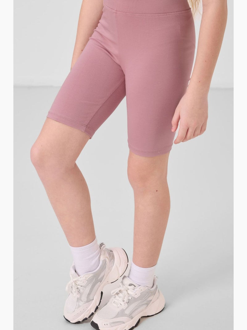 Leggings bambino in cotone tommy Rosa antico - Kiabi