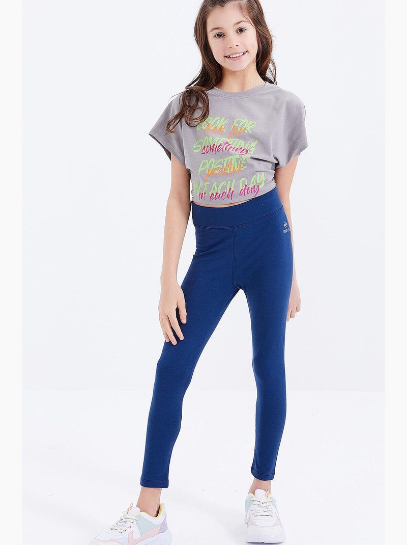 Leggings bambino tommy Nero Grigio - Kiabi