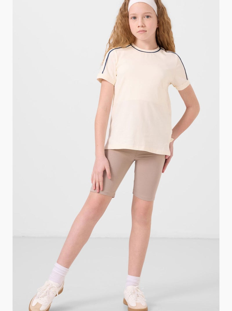 Leggings bambino tommy Nero Rosa - Kiabi