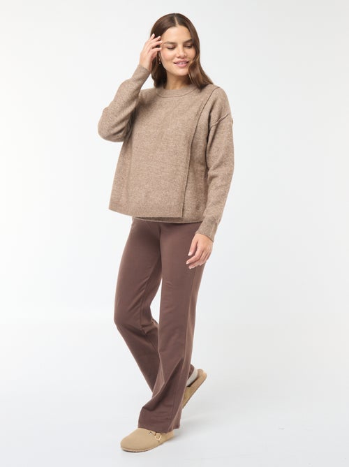 Leggings bootcut premaman - Kiabi