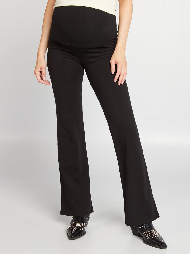 Leggings bootcut premaman nero - Kiabi