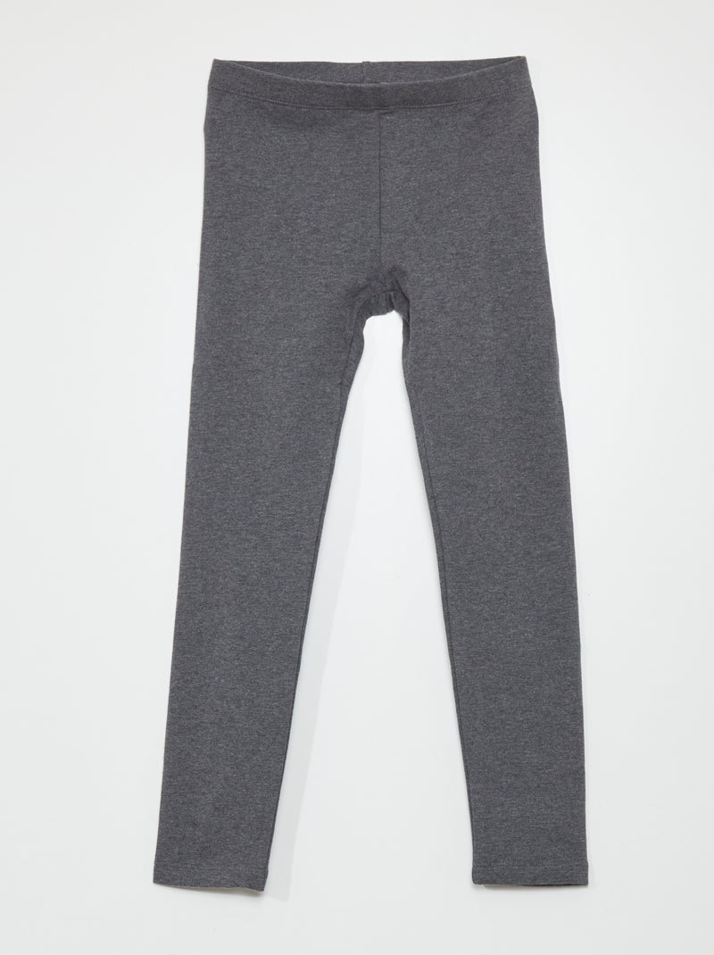 Leggings caldi con vita elasticizzata Grigio scuro - Kiabi