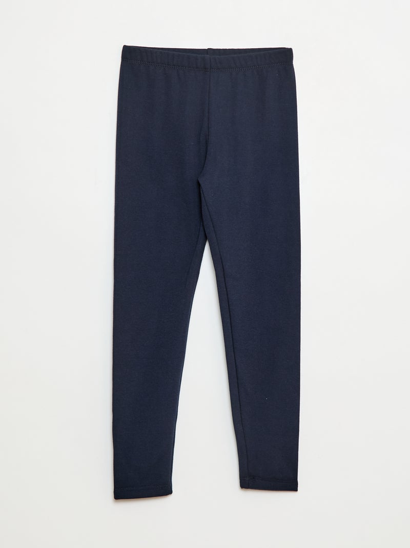 Leggings caldi interni in velluto Blu - Kiabi