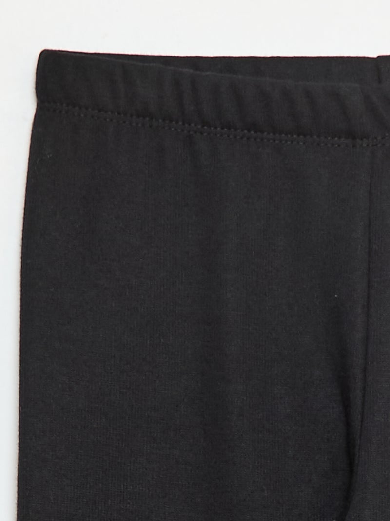 Leggings caldi interno velluto Nero - Kiabi