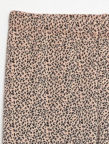 Leggings caldi stampati con interno in velluto