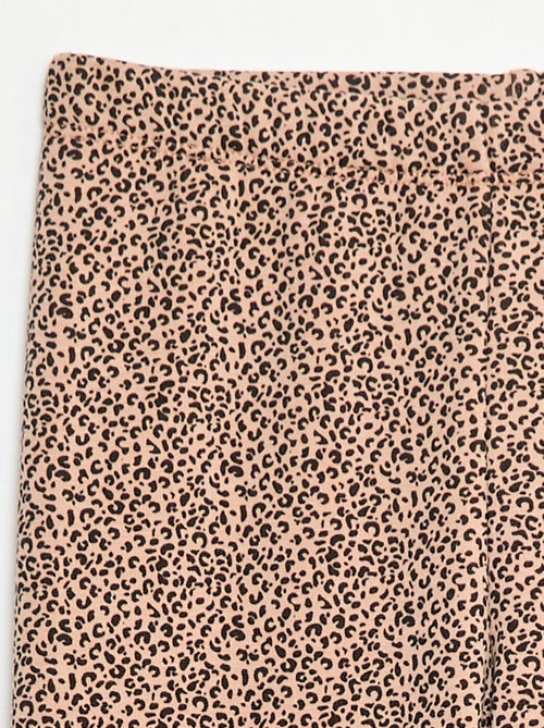 Leggings caldi stampati con interno in velluto - Kiabi