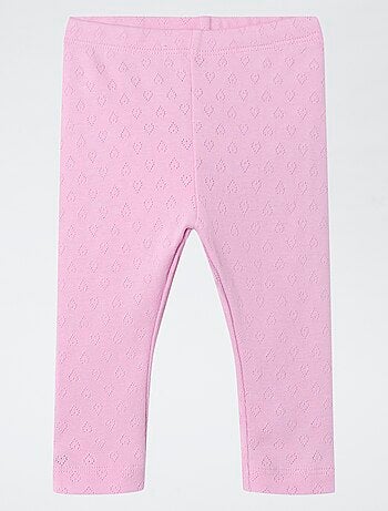 Leggings con cuoricini traforati 'Guppy'