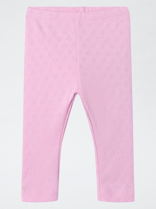 Leggings con cuoricini traforati 'Guppy' - Kiabi