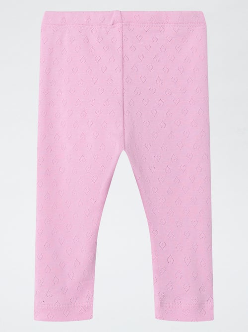 Leggings con cuoricini traforati 'Guppy' - Kiabi