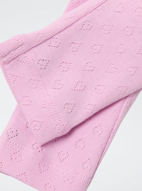 Leggings con cuoricini traforati 'Guppy' - Kiabi