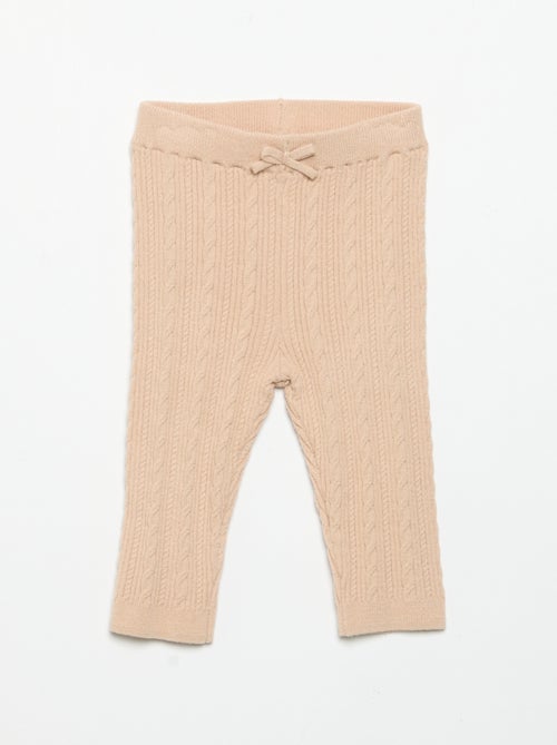 Leggings con fiocco e trecce - Kiabi