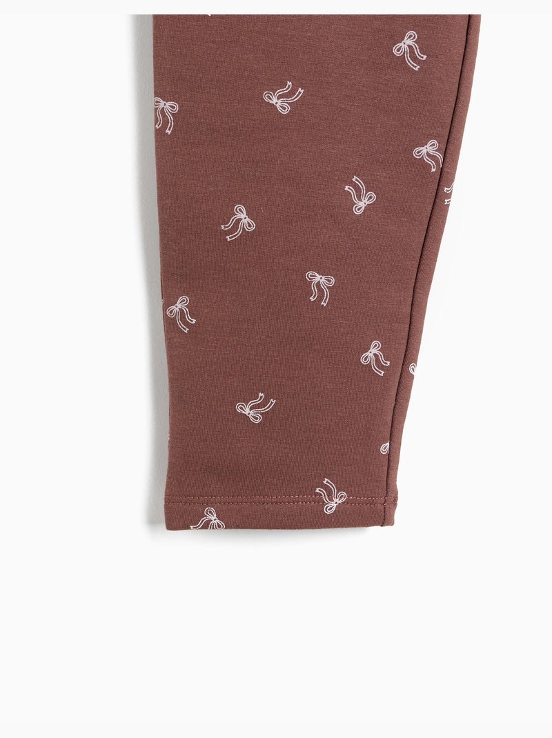 Leggings con interno spazzolato, mo fashion Marrone - Kiabi