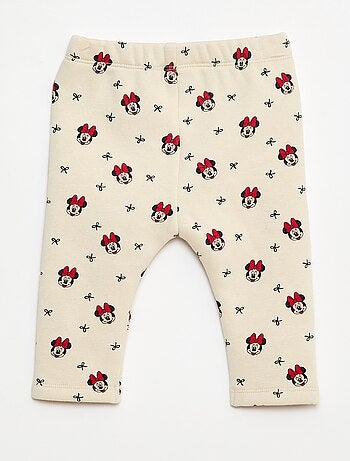 Leggings con motivo all-over 'Disney' in velluto