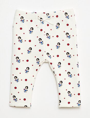 Leggings con motivo all-over 'Disney' in velluto