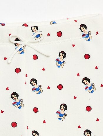 Leggings con motivo all-over 'Disney' in velluto
