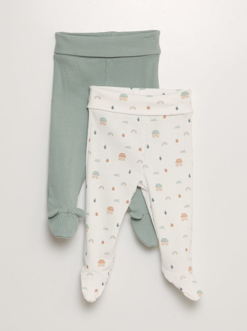 Leggings con piedini BIANCO - Kiabi