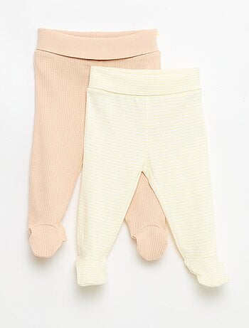 Leggings con piedini