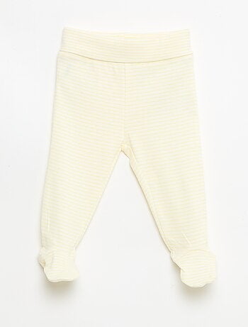 Leggings con piedini