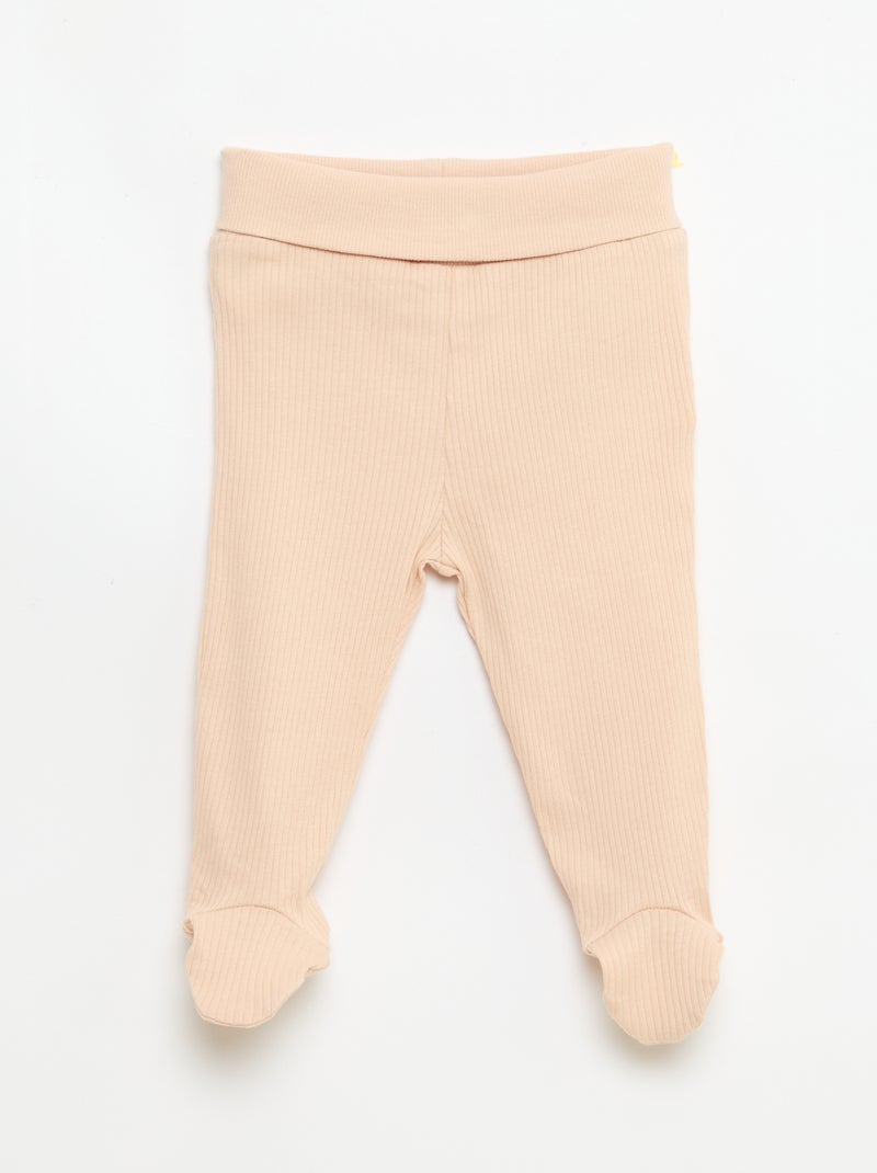 Leggings con piedini Giallo - Kiabi