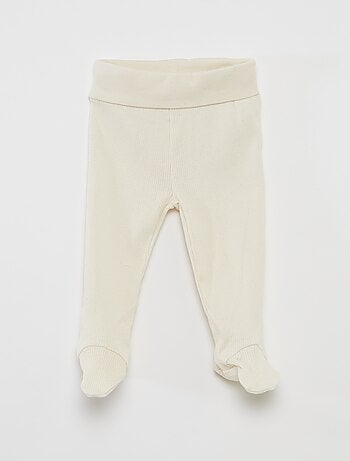Leggings con piedini