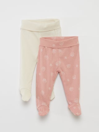 Leggings con piedini