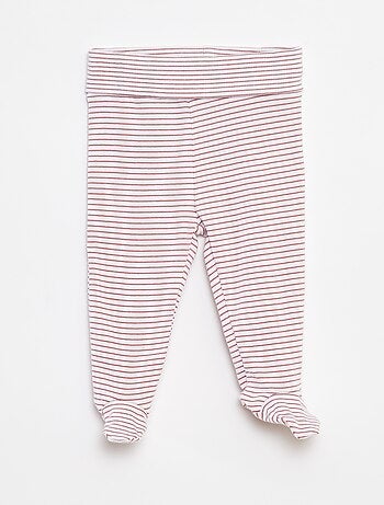 Leggings con piedini