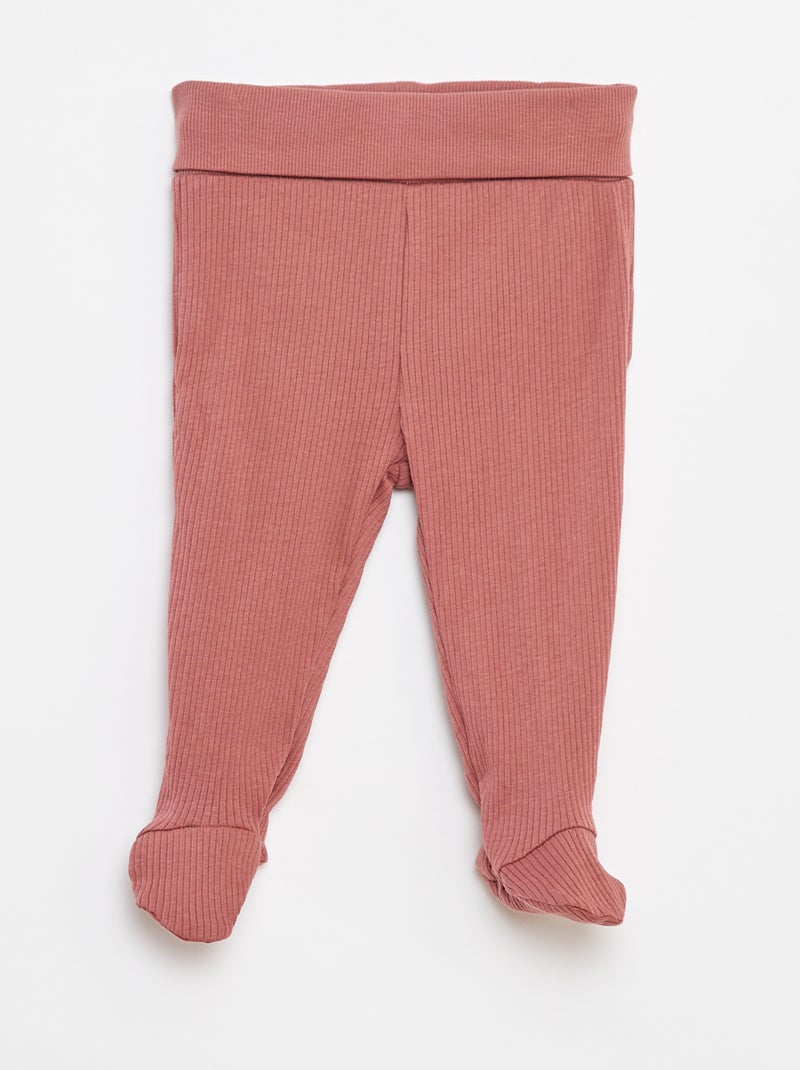 Leggings con piedini Rosa - Kiabi