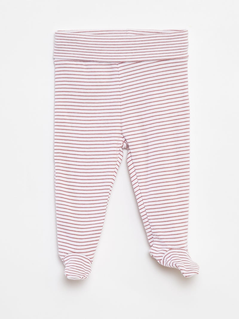 Leggings con piedini Rosa - Kiabi