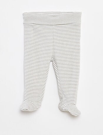 Leggings con piedini