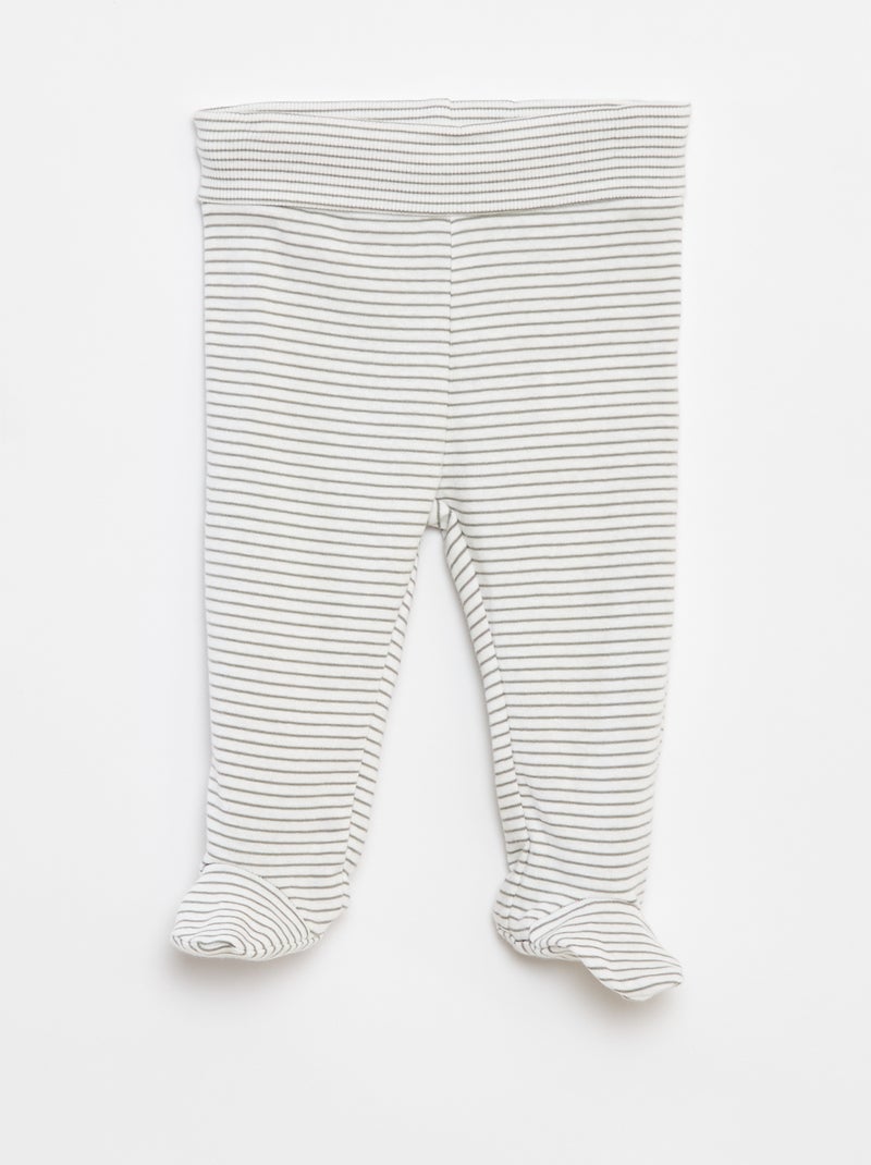 Leggings con piedini Verde - Kiabi