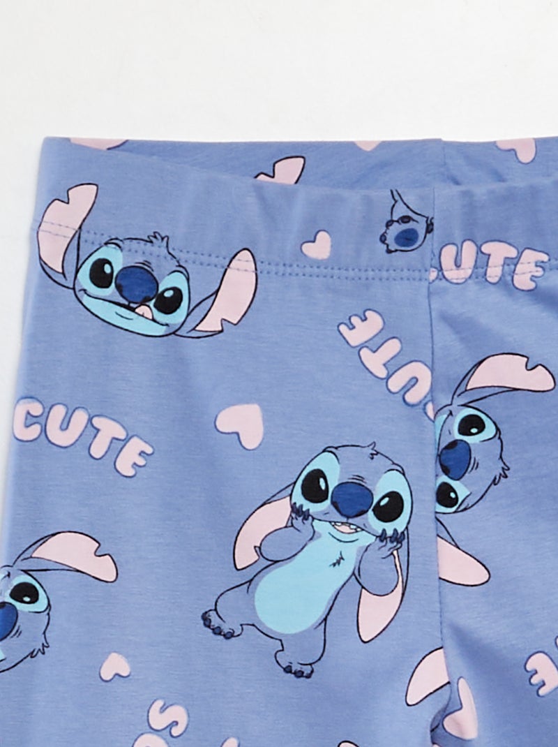 Leggings con stampa 'Stitch' BLU - Kiabi
