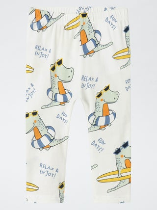 Leggings con stampe 'dinosauri' 'Guppy'