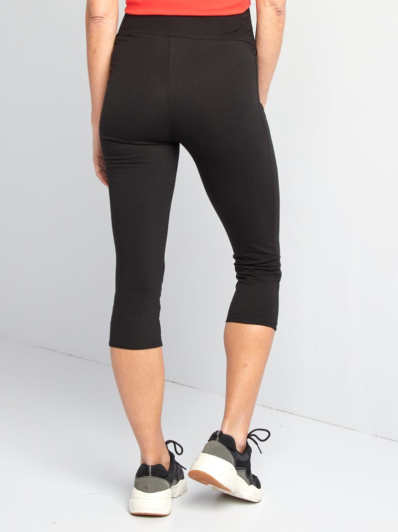 Leggings corti 7/8 premaman nero - Kiabi