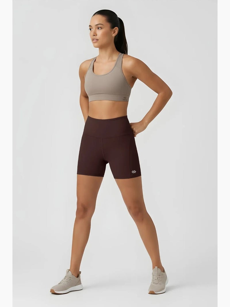 Leggings corti a vita alta tommy Rosso bordeaux - Kiabi