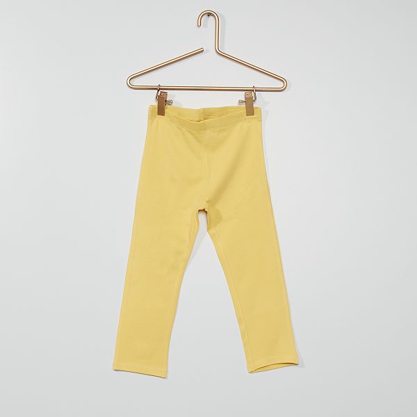 leggings gialli bambina