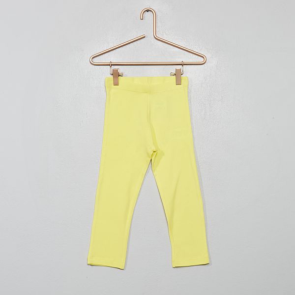 leggings gialli bambina